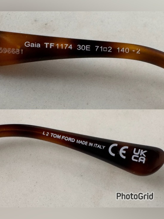 Tom Ford Unisex Deep Gold Frame Sunglasses with Golden Amber Lenses - Picture 12 of 17